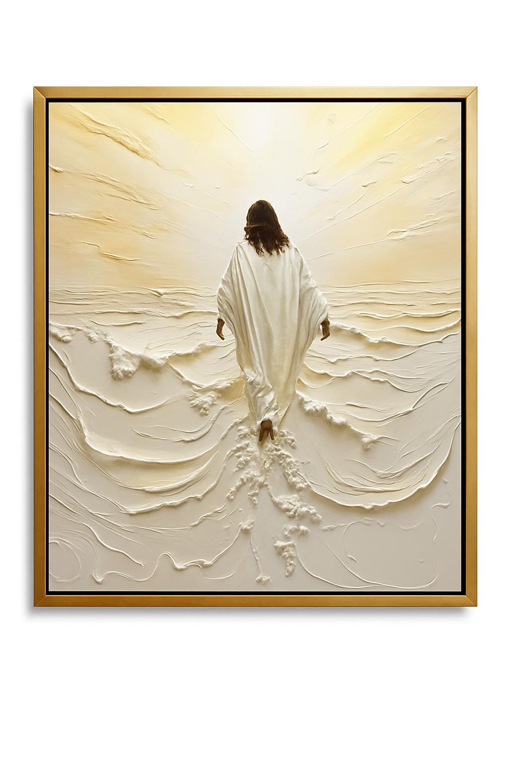 Jesus Walking on the White Sea