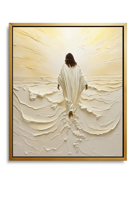 Jesus Walking on the White Sea