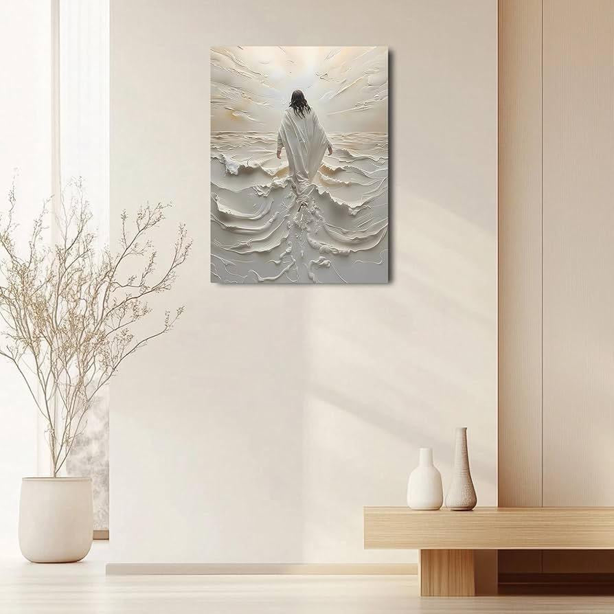Jesus Walking on the White Sea