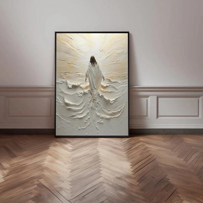 Jesus Walking on the White Sea